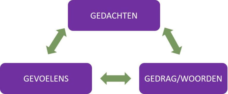 Gedachten gevoelens gedrag