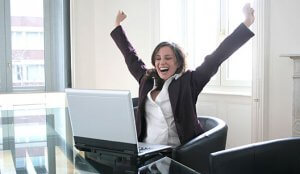 succesvolle vrouw