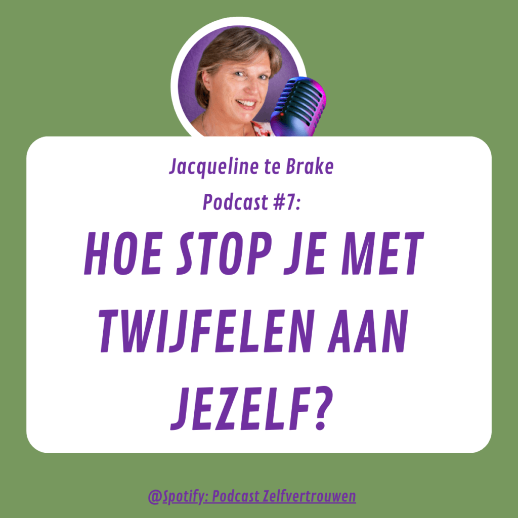 stop met twijfelen